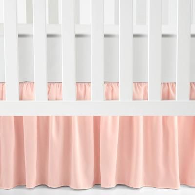 Lush Décor Ruffle Crib Skirt Pink Single 28x52x16 - Triangle Home Décor 21T010159