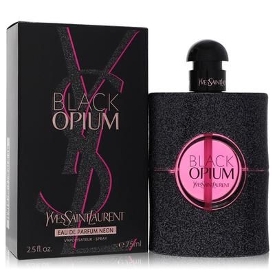Black Opium For Women By Yves Saint Laurent Eau De Parfum Neon Spray 2.5 Oz