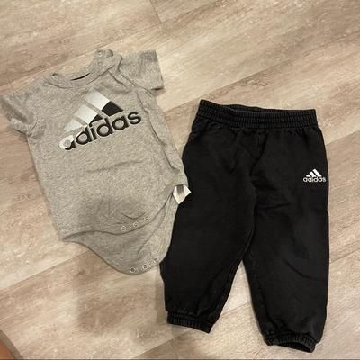 Adidas Matching Sets | Adidas Set | Color: Black/Gray | Size: 9mb