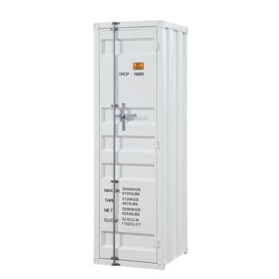 Wardrobe (Single Door) by Acme in White