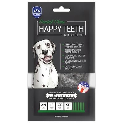 Happy Teeth Cheese-Char Dental Chew, 4 oz., Count of 1