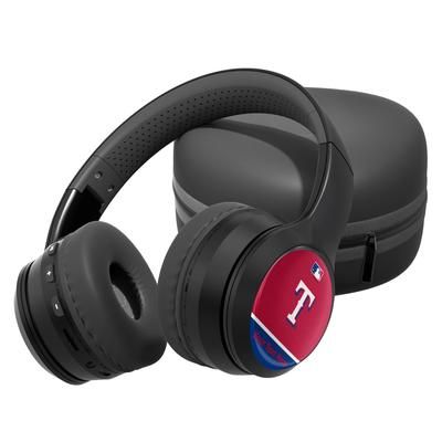 "Texas Rangers Personalized Wireless Bluetooth Headphones & Case"