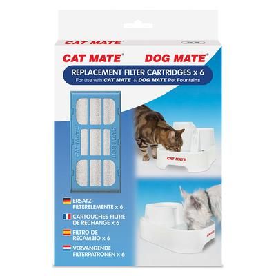 6x Replacement Filters For Closer Pets Three-Level Fountain