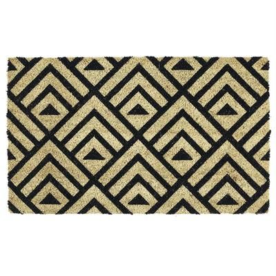 Tri Decco Doormat Floor Coverings by DII in Black