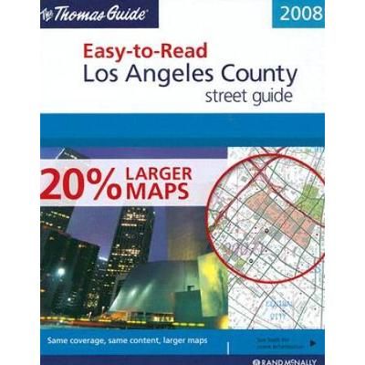 Los Angeles County California Easy to Read Atlas