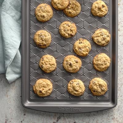 17 X 11 Inch Non Stick Metal Baking Sheet by Taste of Home in Ash Grey