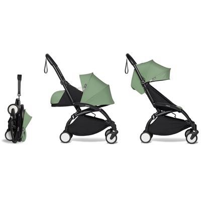 Babyzen YOYO2 Ultra Compact Complete 0+/6+ Stroller - Black / Peppermint