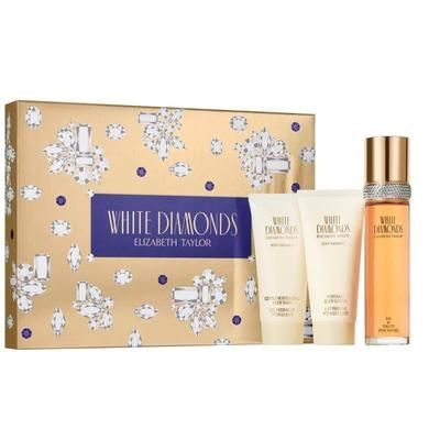White Diamonds 3 Pc Set for Women by Elizabeth Taylor Standard Eau De Toilette for Women