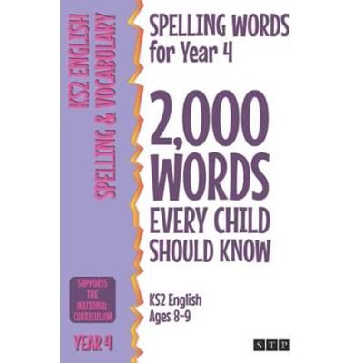 Spelling Words for Year Words Every Child Should Know KS English Ages Spelling Words UK Editions