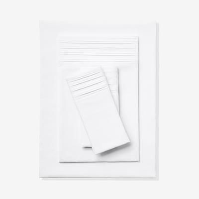 Microfiber Pleated Hem Sheet Set by BrylaneHome in Off White (Size TWIN)