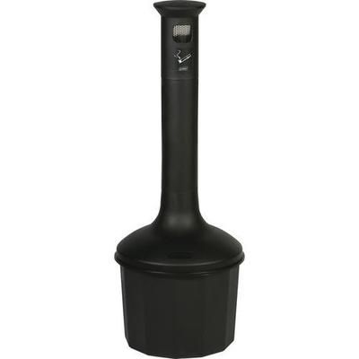 Cendrier En Plastique - Gris Anthracite - 10 L - Manutan Expert