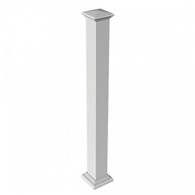 RDI Titan Pro Rail Post Kits 38.125 Inch - Blank - White