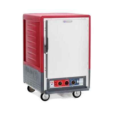 Metro C535-CFS-U 1/2 Height Insulated Mobile Heated Cabinet w/ 8 Pan Capacity, 120v, Red