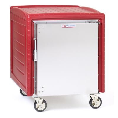 Metro C545N-SU C5 4 Series Insulated Food Carrier w/ 8 Pan Capacity, Red, Half Height, Hot or Cold Use