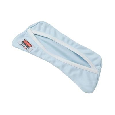 Rubbermaid FGQ87100BL00 Hygen Flexi-Frame Glass Mop Cover - Microfiber, Blue, 1 Dozen
