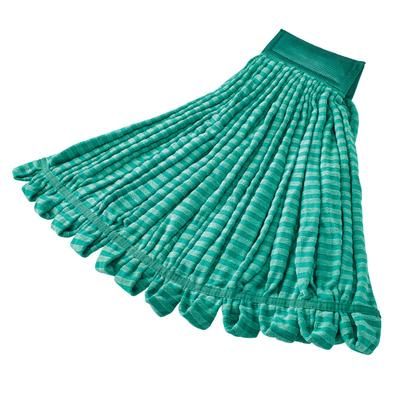 Rubbermaid FGT85306GR00 Large Tube Mop Head - 5" Headband, Microfiber, Green
