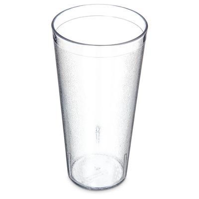 Carlisle 522407 24 oz Clear Textured Plastic Tumbler