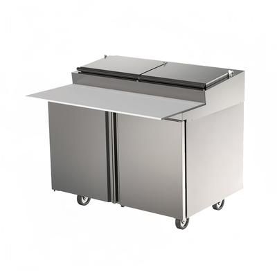 Delfield D4496RP 96" Sandwich/Salad Prep Table w/ Refrigerated Base, 115v, Stainless Steel