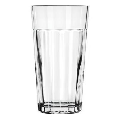 Libbey 15642 16 oz DuraTuff Paneled Glass Tumbler, Clear