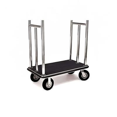 Forbes Industries 250 Vertical Retaining Bars for Birdcage Luggage Carts - Polished Stainless Steel, Pair
