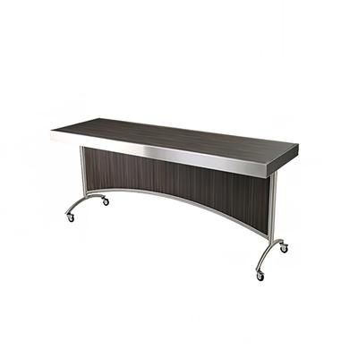 Forbes Industries 7013-6 Mobile Nesting Table w/ Laminate Top & Stainless Steel Frame - 75.5"L x 30"W x 36"H