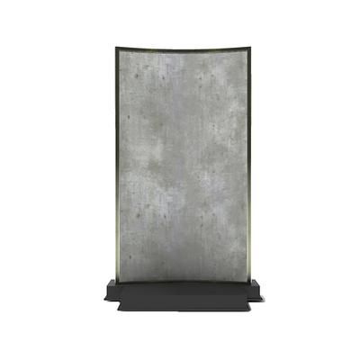 Forbes Industries 7860 Mobile Safety Shield Partition w/ Laminate Panels & Steel Frame, Black