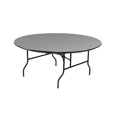 Midwest Folding Products R60EF GB 60" EF Series Round Folding Table w/ Gray Laminate Top, 30"H