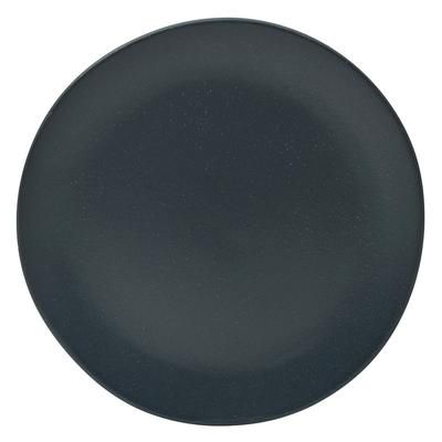 10 Strawberry Street RPPLE-BLKDIN 10 3/4" Round Matte Wave Dinner Plate - Ceramic, Black