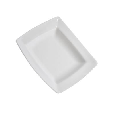 Churchill APR ASP51 5 1/4" Square Alchemy Plate - Fine China, White