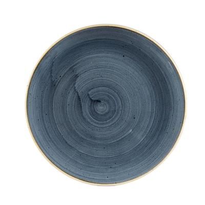 Churchill SBBSEV101 10 1/4" Round Stonecast Evolve Plate - Ceramic, Blueberry