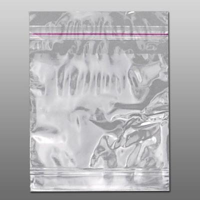 LK Packaging PSB551CK Lip & Tape Resealable Cookie Bag - 5" x 5", Poly, Clear, Case of 1000