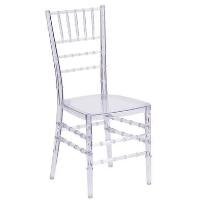 Flash Furniture BH-ICE-CRYSTAL-GG Stacking Chiavari Chair - Polycarbonate, Crystal Ice