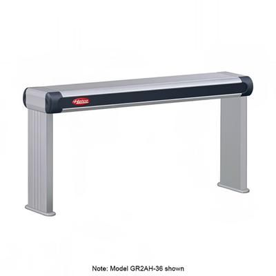 Hatco GR2AH-30 120 33 1/2" High Watt Strip Warmer - Single Rod, Remote Control Required, 120v, Silver