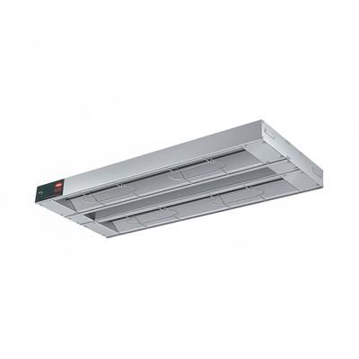 Hatco GRAH-18D3 120 18" High Watts Infrared Strip Warmer - Double Rod, 1 Built In Toggle Control, 120v, Silver (Cord & Plug Not Included)