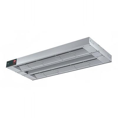 Hatco GRAH-48D6 120 48" High Watts Infrared Strip Warmer - Double Rod, 2 Built In Toggle Control, 120v, Silver (Cord & Plug Not Included)