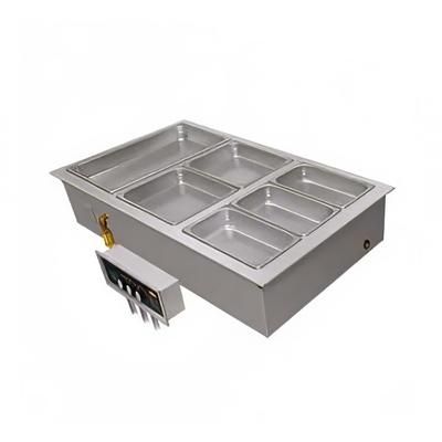 Hatco HWBI-3D 2081 Drop-In Hot Food Well w/ 3 Full Size Pan Capacity, 208v/1ph, Stainless Steel