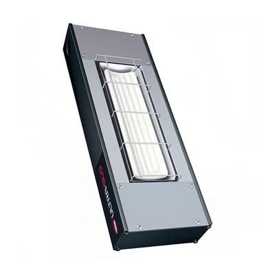 Hatco UGAH-18 240 18" High Watt Ceramic Strip Warmer - Single Tile, Built In Toggle Control, 240v/1ph, Silver