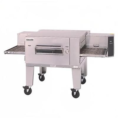 Lincoln 1600-FB1E 240/3 73" Electric Low Profile Impinger Conveyor Pizza Oven - 240v/3ph, Single Deck, Stainless Steel