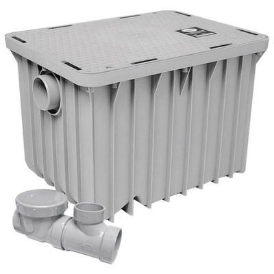 Canplas 3920A02 Grease Interceptor w/ 76 lb Capacity - 20 GPM, 2" Connection