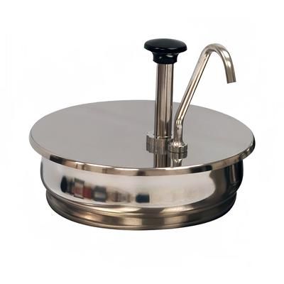 Winco 56752 Condiment Pump for 7 qt Inset Pan, Stainless Steel
