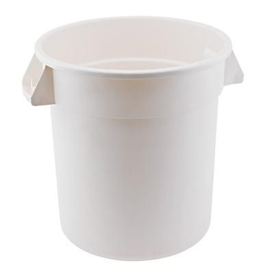 Winco FCW-10 Food Storage Container - 10 Gallon Capacity, White, Polyethylene