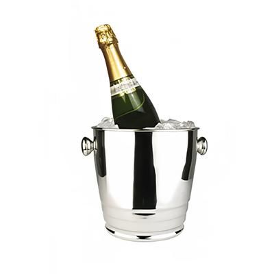 Winco WB-4HV 10" Wine Bucket - Stainless Steel, Mirror Finish, Silver