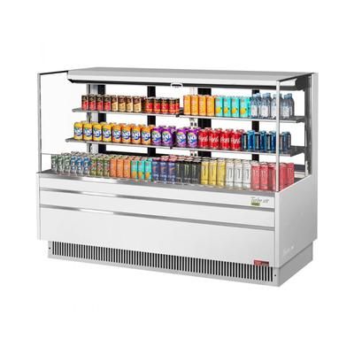 Turbo Air TOM-72L-UFD-W-3S-N 70 3/4" Horizontal Open Air Cooler w/ 3 Levels, 220v/1ph, White