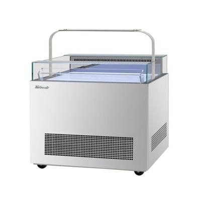 Turbo Air TOS-40NN-D-S 40 1/4" Horizontal Open Air Cooler w/ 1 Level, 115v, Silver