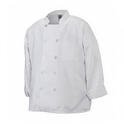 Chef Revival J100-L Twill Chef Coat, Double Breasted, Heat Resistant, Large, White