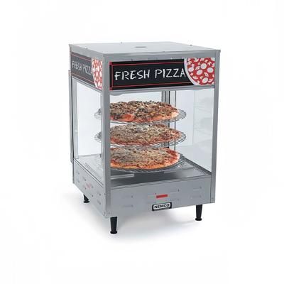 Nemco 6450-4 22 1/4" Rotating Heated Pizza Merchandiser w/ 4 Levels, 120v, Stainless Steel