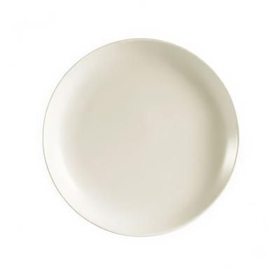 CAC REC-8C 9" Round REC Coupe Dinner Plate - Stoneware, American White