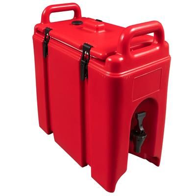 Cambro 250LCD158 2 1/2 Camtainer Insulated Beverage Dispenser, Hot Red