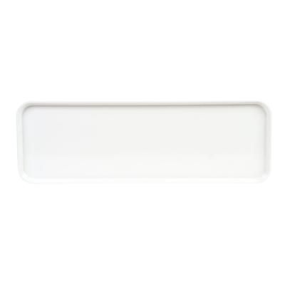 Cambro 826MT148 Rectangular Market Display Tray - 8 1/4" x 25 1/2" x 3/4", White, Fiberglass