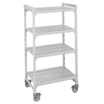 Cambro CPMU213675V4480 Camshelving Premium Vented Shelving Unit - 4 Shelves, 36"L x 21"W x 75"H, 4 Vented Shelves, Gray